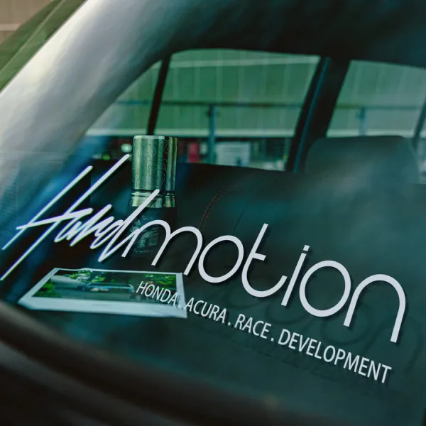 2x Pair Hard Motion Race Development Drift JDM Type R Si SiR VTi DOHC VTEC Turbo Build Car Vinyl Sticker Decal>