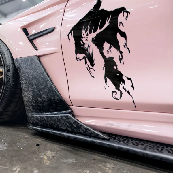 2x Pair Side Patronus Deer Spell Charm Dementor Guardian Expecto Patronum Lord Voldemort Slytherin Snape Gryffindor Car Vinyl Sticker Decal>