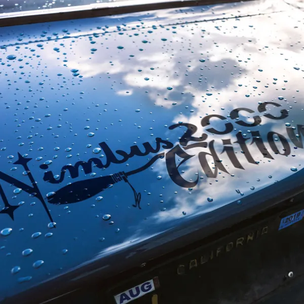 2x Pair Nimbus 2000 Edition Broomstick Quidditch Gryffindor Seeker Slytherin Snape Dementor Lord Hermione Draco Wizard Magic Wand Car Vinyl Sticker Decal>