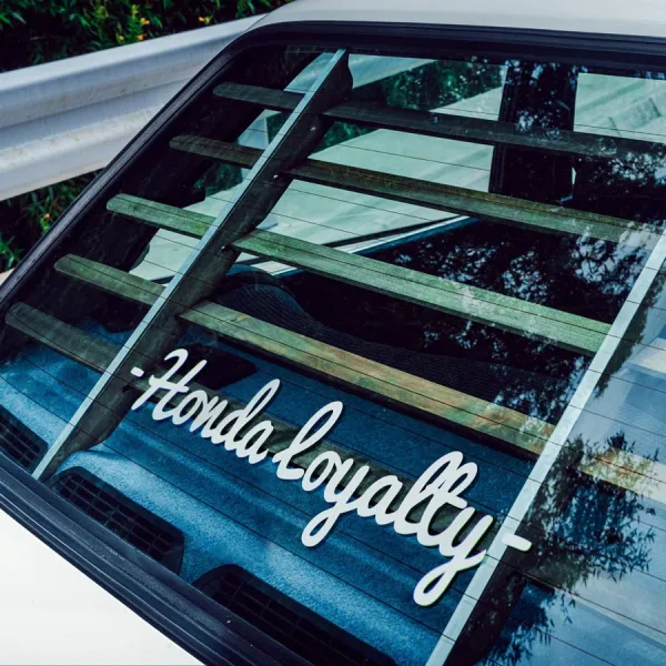 2x Pair Loyalty Nation B K Series Type R Ek Eg Ef Vtec Dohc Power JDM Street Racing Drift Stance Build Event Tuning Car Vinyl Sticker Decal>