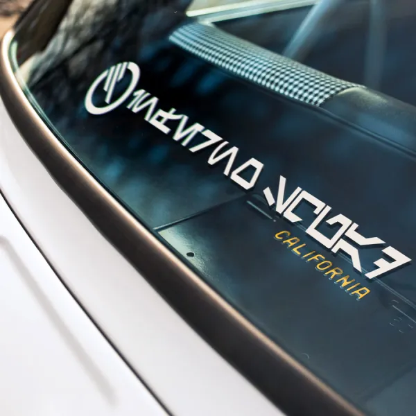 2x Pair Side Inferno Squad Aurebesh Imperial Special Forces Ops Black Armor Helmet Iden Versio Stormtrooper Car Vinyl Sticker Decal>