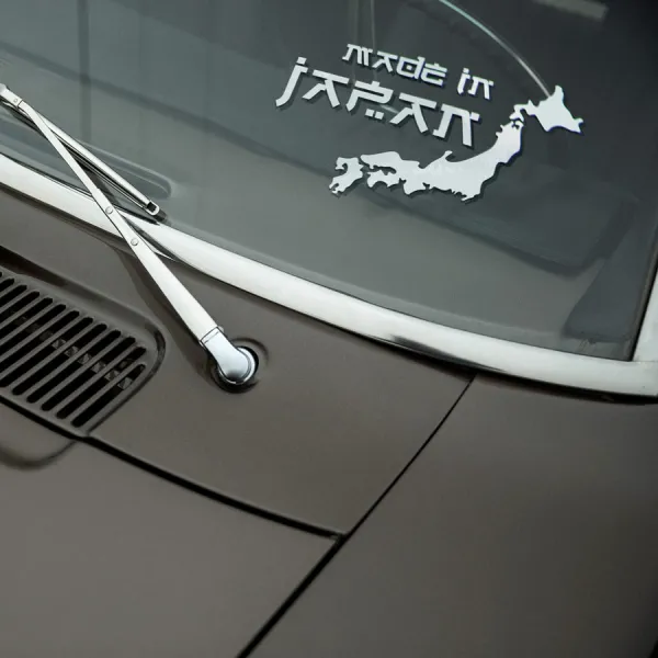 2x Pair Japan Made JDM Japanese Performance Stance Low Window Body Vinyl Sticker Decal>