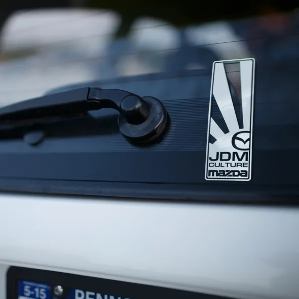 2x Pair JDM Culture Rotory Roadster Rising Sun Sunburst Japan Made Nippon Street Racing Drift Circuit Tuning Car Vinyl Sticker Decal>