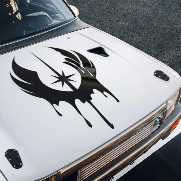 Hood Jedi Order Blood Luke Leia Skywalker Resistance Rebel Alliance Force Car Vinyl Sticker Decal>