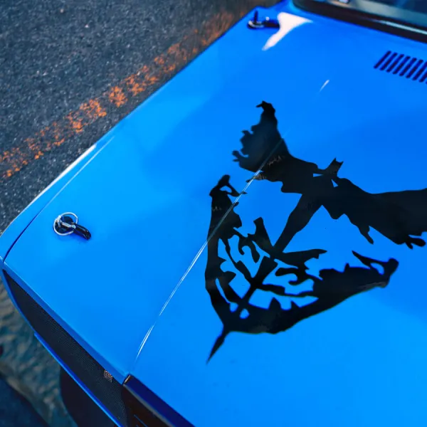 Hahaha Hood v3 Clown Chaos Wild Card Gotham Smile Arkham Asylum GCPD Why So Serious Bad Evil Bruce Wayne Superhero Comic Car Vinyl Sticker Decal>