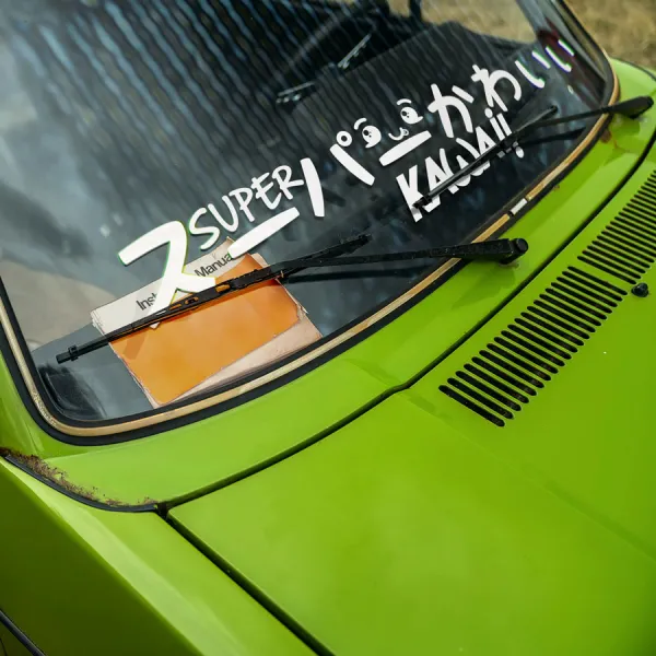 Super Kawaii v1 スーパーかわいい JDM Japan Made Drift Touge Circuit Racing Stanced Camber Build Tuning Turbocharged Car Vinyl Sticker Decal>