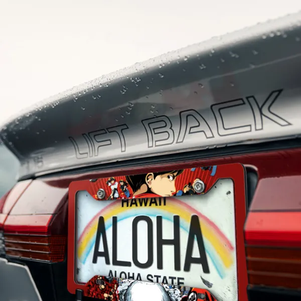 Good Health Bad Education v1 Pill Capsules Bosozoku Tetsuo Shima Shotaro Kaneda Anime Manga Printed Aluminum Composite Car License Plate Frame>