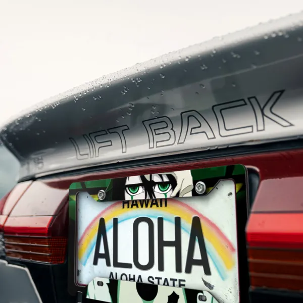 Ulquiorra Cifer Slender Espada 4 Aizen Arrancar Hollow Anime Manga Printed Aluminum Composite Car License Plate Frame>