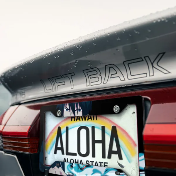 Rin Okumura v1 Sword Assiah Gehenna Satan Exwire True Cross Academy Knight Anime Manga Printed Aluminum Composite Car License Plate Frame>