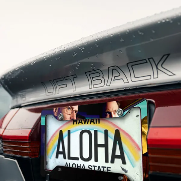 Walter White Heisenberg v1 Danger One Knock Jesse Pinkman Printed Aluminum Composite Car License Plate Frame>