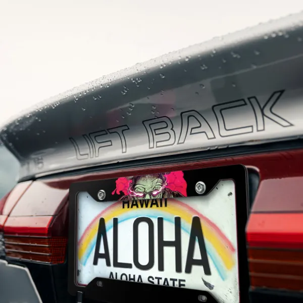 Walter White Heisenberg v2 Danger One Knock Jesse Pinkman Printed Aluminum Composite Car License Plate Frame>