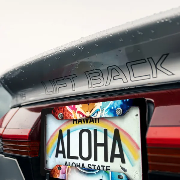 Blue Vegeta v1 Prince Fallen Saiyan Armor Bodysuit Universe 7 Frieza Force Z DBZ Manga Anime Printed Aluminum Composite Car License Plate Frame>