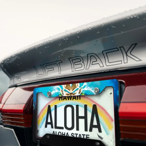 Vegeta v2 Saiyan Dragon Z DBZ Super Goku Manga Anime Printed Aluminum Composite Car License Plate Frame>