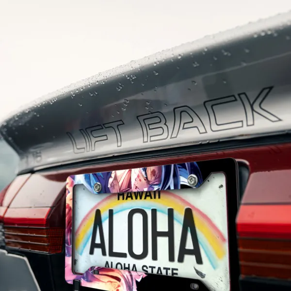 Son Goku v9 Black Super Saiyan Kakarot Strike Universe 7 Capsule Corp Z DBZ Anime Manga Printed Aluminum Composite Car License Plate Frame>