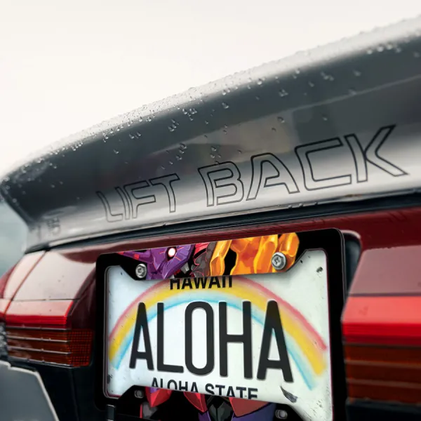 Eva Unit 01 v2 Shinji Ikari Pilot Angel NERV Tokyo 3 Magi Mecha Anime Manga Printed Aluminum Composite Car License Plate Frame>