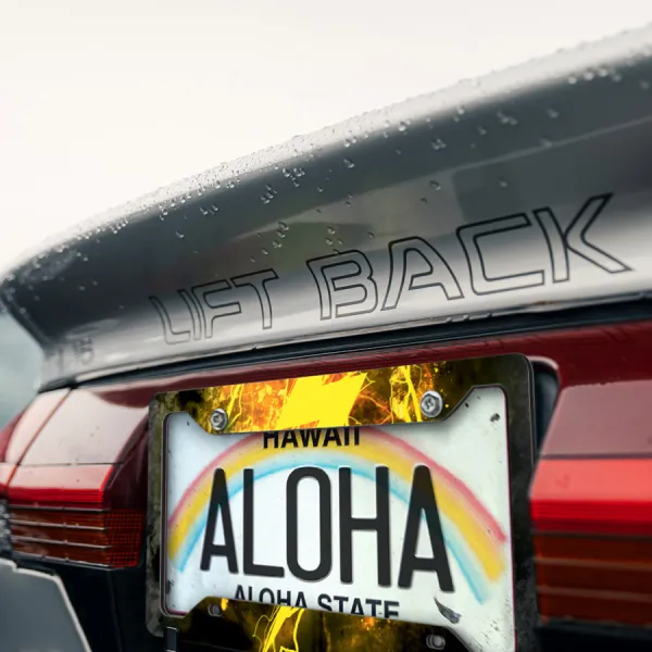 Barry Allen Comic Superhero Lightning Bolt Printed Aluminum Composite Car License Plate Frame>