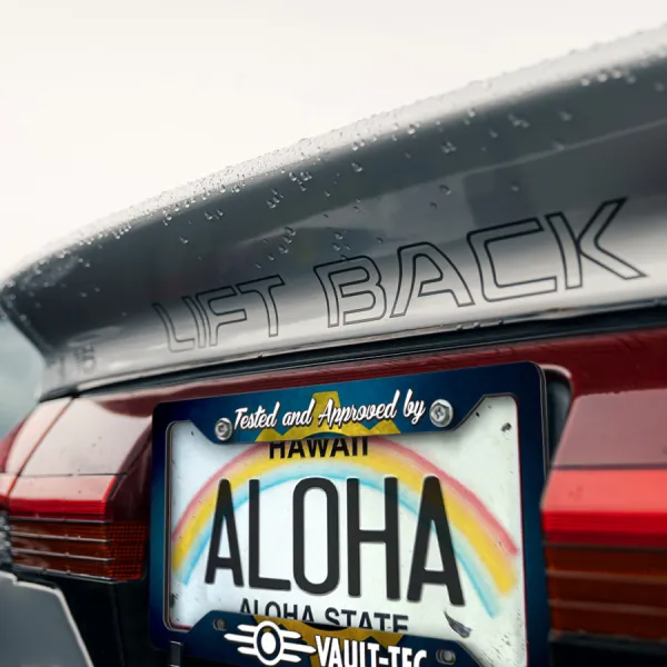 Tested And Approved By Vault-Tec Corporation Safety Enclave Brotherhood of Steel Pip Boy Nuka Cola Printed Aluminum Composite Car License Plate Frame>