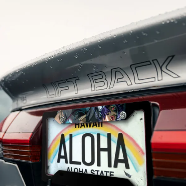 Major Motoko Kusanagi Cyborg Public Security Section 9 Sexy Anime Manga Printed Aluminum Composite Car License Plate Frame>