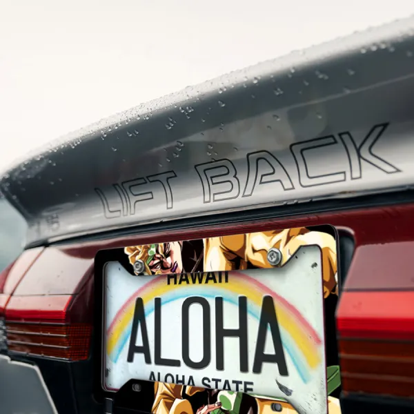 Dio Brando v1 DIO Stand The World Passion Jonathan Joestar Vampire Anime Manga Printed Aluminum Composite Car License Plate Frame>