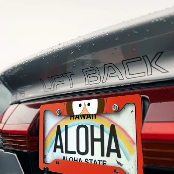 Kenny Who Kill Cartman Funny Printed Aluminum Composite Car License Plate Frame>