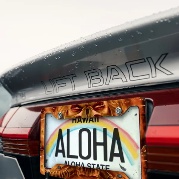 Lovely Day v2 Live Die Again Fury Road Nux Immortan Furiosa Printed Aluminum Composite Car License Plate Frame>