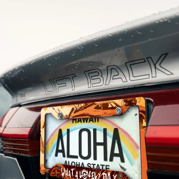 Lovely Day v3 Live Die Again Fury Road Nux Immortan Furiosa Printed Aluminum Composite Car License Plate Frame>