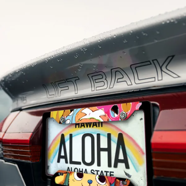 Tony Tony Chopper v1 Cotton Candy Lover Hat Reindeer Doctor Straw Hat Grand Fleet Pirates Anime Manga Printed Aluminum Composite Car License Plate Frame>