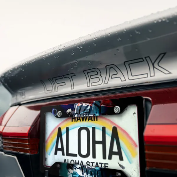 Nagate Tanikaze v4 Shizuka Hoshijiro Tsumugi Shiraui Gauna Shiratsuki Anime Manga Printed Aluminum Composite Car License Plate Frame>