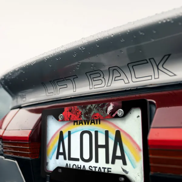 Hoshijiro Shizuka v2 Benisuzume Gauna Crimson Hawk Moth Beni Red Anime Manga Printed Aluminum Composite Car License Plate Frame>