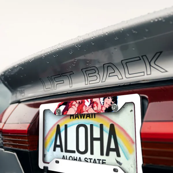 Hoshijiro Shizuka v1 Benisuzume Gauna Crimson Hawk Moth Beni Red Anime Manga Printed Aluminum Composite Car License Plate Frame>