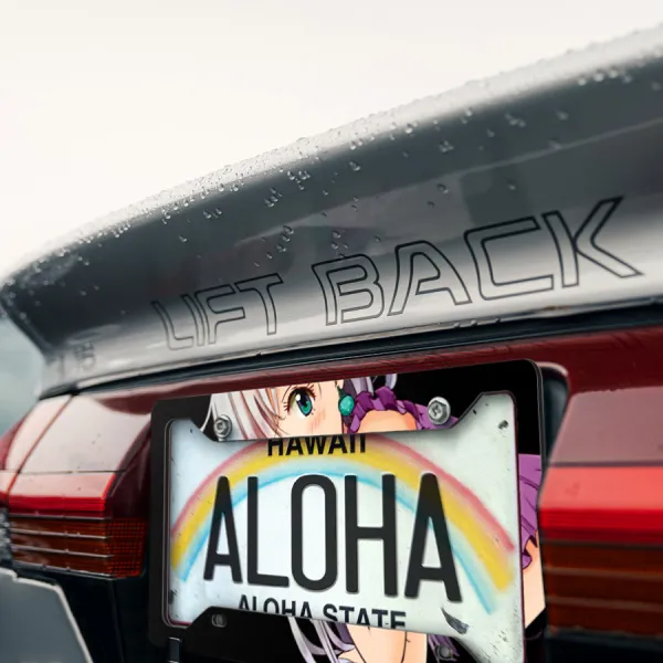 Elizabeth Liones Hawk Apostle Cursed Goddess Big Sis Sis Meliodas Anime Manga Printed Aluminum Composite Car License Plate Frame>