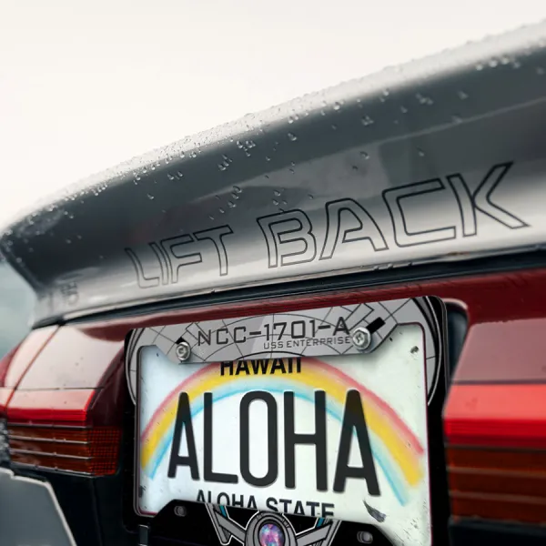 Enterprise Star Flagship NCC 1701 A Model Starfleet Federation Klingon Printed Aluminum Composite Car License Plate Frame>