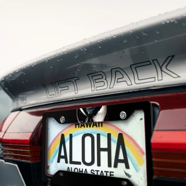 Eddie Brock Symbiote v2 Evil Peter Parker Comic Printed Aluminum Composite Car License Plate Frame>