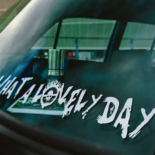 2x Pair What a Lovely Day Skull Immortan Joe Wasteland Citadel Gasoline V8 Interceptor Thunderdome War Boys Rig Convoy Fury Car Vinyl Sticker Decal>