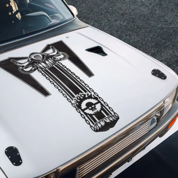 Immortan Joe Hood Mask Wasteland Citadel Gasoline V8 Interceptor Thunderdome War Boys Rig Convoy Lovely Day Fury Skull Chain Car Vinyl Sticker Decal>