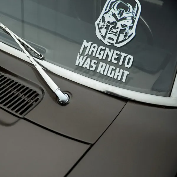 2x Pair Magneto Was Right Haters Gonna Hate Mutant Cyclops Beast Mystique Funny Xavier Comic Car Vinyl Sticker Decal>