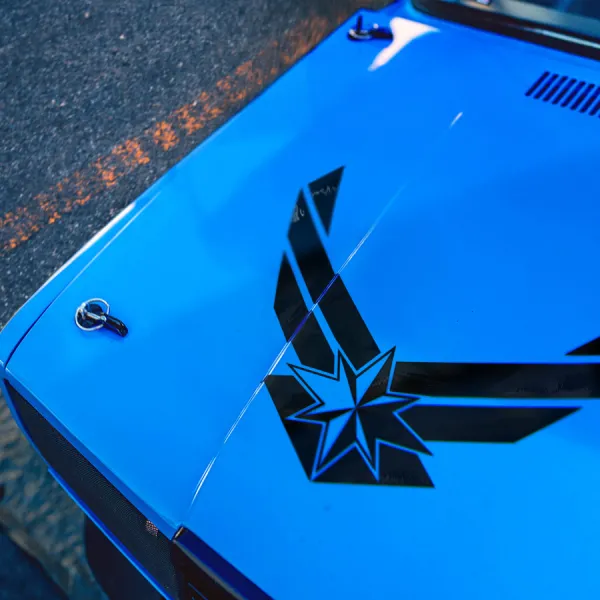 Captain Star Hood v2 Carol Danvers U.S. Navy Air Force NASA Kree Empire Car-Ell Girl Woman Superhero Comic Car Vinyl Sticker Decal>