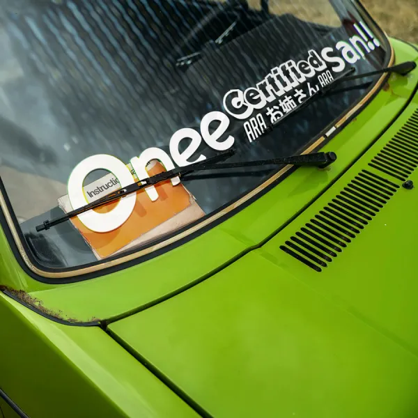 Certified Onee San お姉さん Sister Ara Ara~ JDM Funny Otaku Weeb Japan Anime Manga Banner Car Vinyl Sticker Decal>