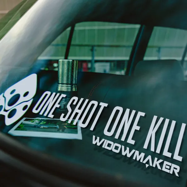 2x Pair Widowmaker One Shot One Kill Ultimate Car Vinyl Sticker Decal>