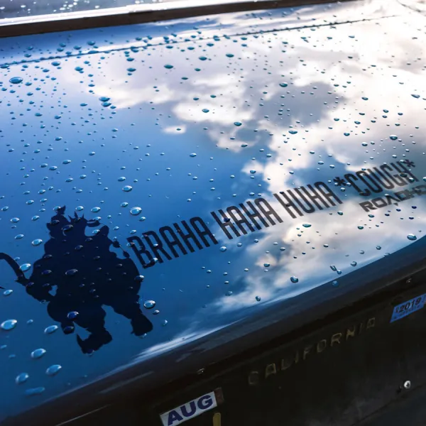 2x Pair Roadhog Hahaha Braha Pig Ultimate Car Vinyl Sticker Decal>