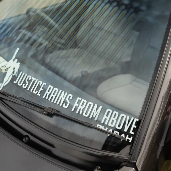 2x Pair Pharah Justice Rains From Above Ultimate Car Vinyl Sticker Decal>