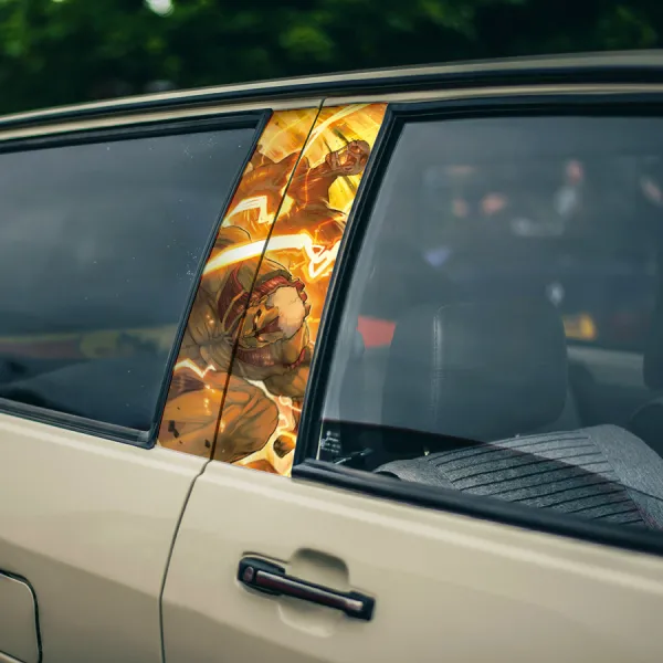 Colossus Armored v3 Eldia Wall Scouting Legion Survey Corps Wings Of Freedom Mikasa Ackerman Anime Manga Printed Car Door B Pillar Vinyl Wrap Sticker>