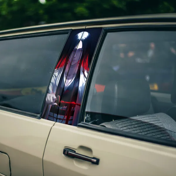 Retsu Unohana v1 Yachiru Death Sword Gotei 13 Seireitei Soul Society Blood Manga Anime Printed Car Door B Pillar Vinyl Wrap Sticker>