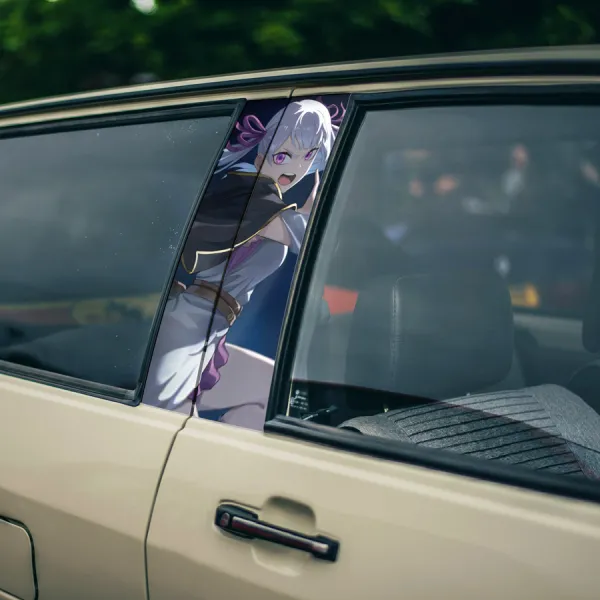 Noelle Silva v3 Sea Goddess Undine Spirit of Water Magic Royal Knight Black Bull Squad Manga Anime Printed Car Door B Pillar Vinyl Wrap Sticker>