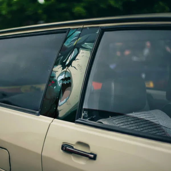 Asta v2 First Class Senior Anti Magic Devil Royal Knight Black Bull Squad Grimoire Liebe Manga Anime Printed Car Door B Pillar Vinyl Wrap Sticker>