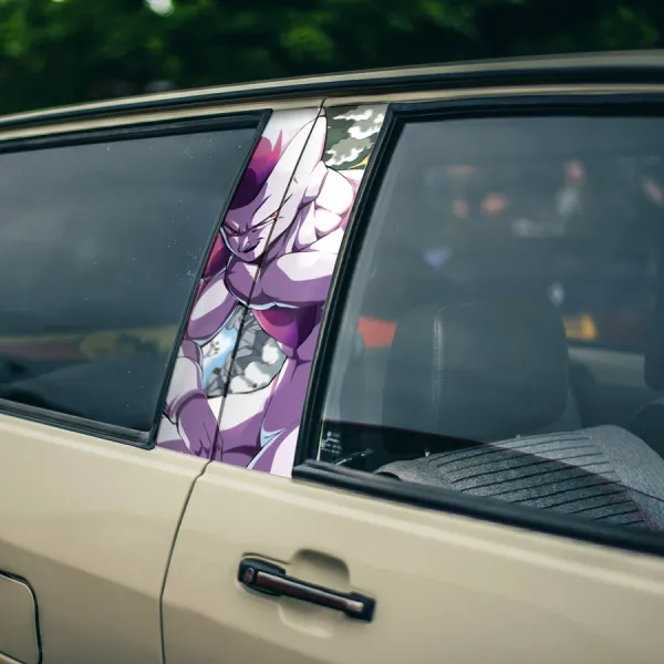 Frieza v2 Freezer Lord Emperor Universe 7 Agent of Destruction Chilled Goku Saiyan Z Super DBZ Kai Anime Manga Printed Car Door B Pillar Vinyl Wrap Sticker>