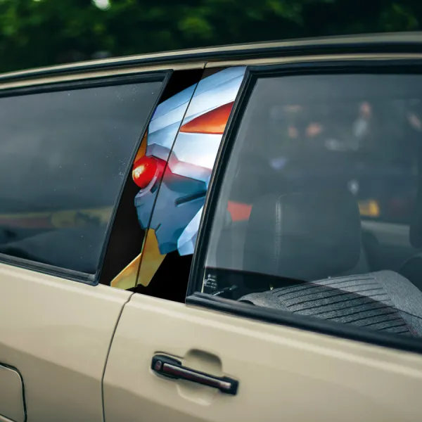 Eva Unit 00 v1 Rei Ayanami  Pilot Angel NERV Tokyo 3 Magi Mecha Manga Anime Printed Car Door B Pillar Vinyl Wrap Sticker>