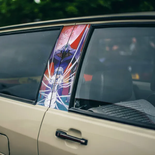 Rei Ayanami v2 Eva Unit 00 Pilot Angel NERV Tokyo 3 Magi Mecha Manga Anime Printed Car Door B Pillar Vinyl Wrap Sticker>