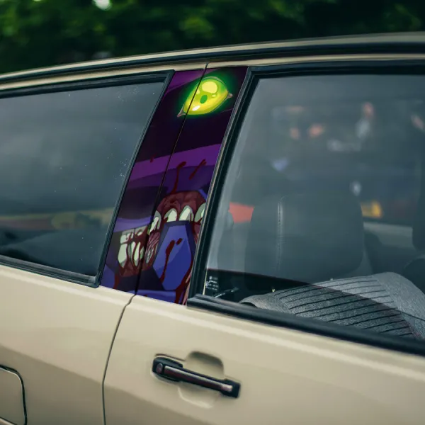 Shinji Ikari v1 Eva Unit 01 Pilot Angel NERV Tokyo 3 Magi Mecha Manga Anime Printed Car Door B Pillar Vinyl Wrap Sticker>