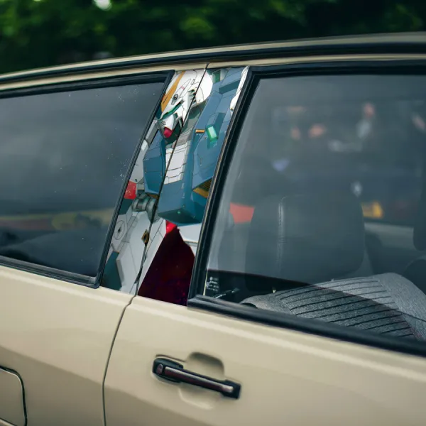 RX-93 v2 Nu Newtype-Use Psycho-Frame Amuro Ray RX-78-2Earth Federation Forces EFF Zeon Mecha Robot Anime Manga Printed Car Door B Pillar Vinyl Wrap Sticker>